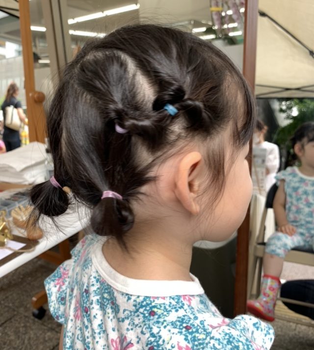 お子さんのヘアアレンジのコツ