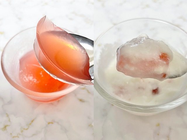 素材を生かしたインスタントアサイー＆ざくろ