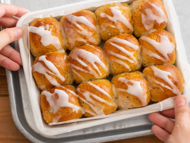 ミルクティーのちぎりパン