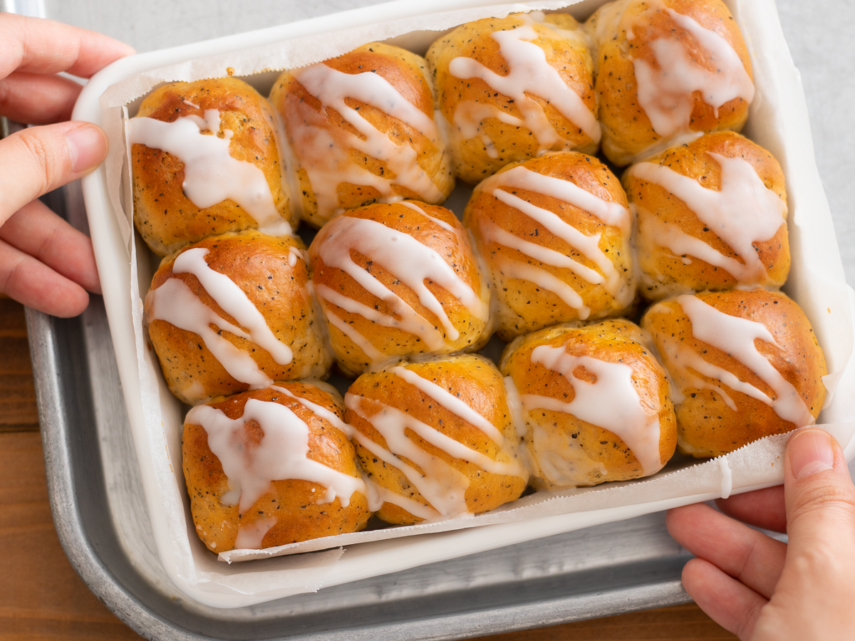バットを使えば型いらず！「ミルクティーのちぎりパン」レシピ