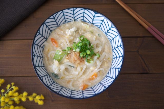 かきたま明太あんかけうどん