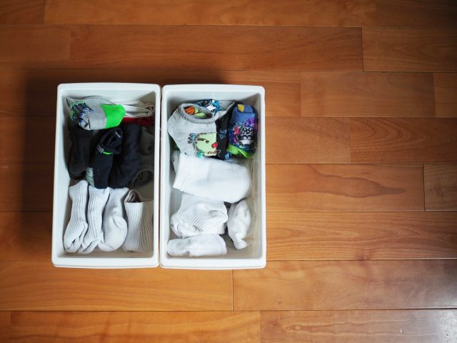 子どもの靴下収納