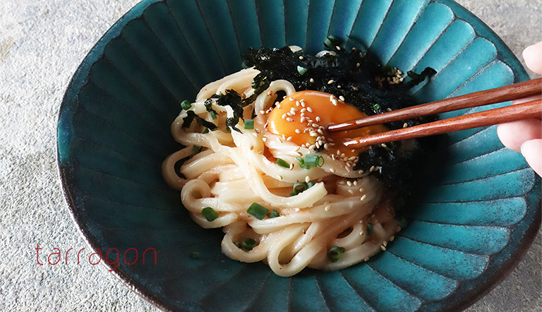 チンして混ぜるだけ！レンジ5分で簡単「明太混ぜうどん」