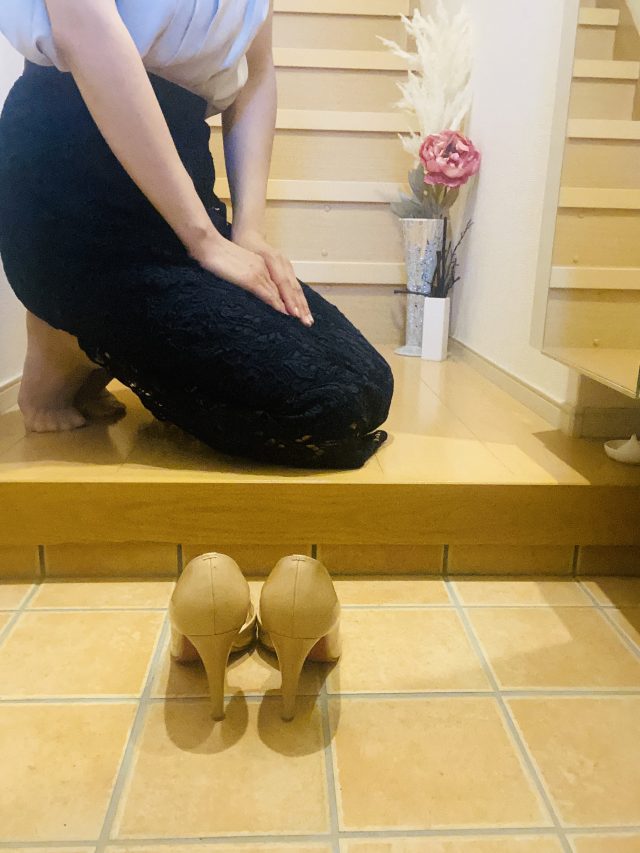 玄関の上がり方