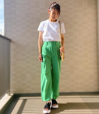Tシャツコーディネート