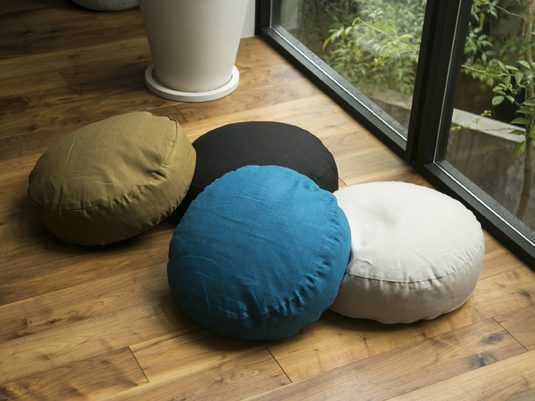 FIBER ART STUDIO/リネンクッションチェア ラウンド