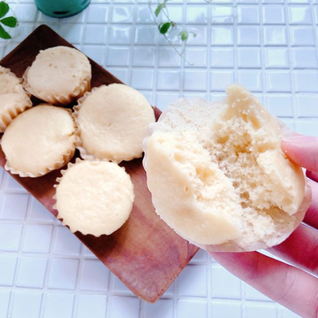 ホットケーキミックスで簡単「ヨーグルト蒸しパン」