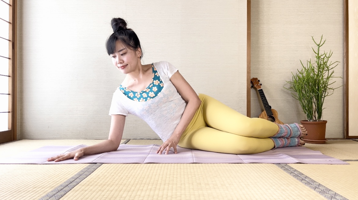 すきま時間におうちで簡単！「二の腕やせ」ピラティス