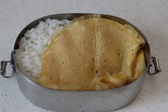 2品弁当の詰め方