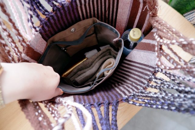 bon moment バッグを仕切れる 深型バッグインバッグ