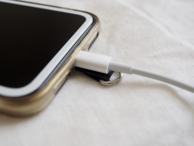 牛革 2way スマホストラップ