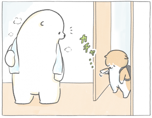【四コマ漫画】vol.44「特別なパンケーキ」｜おはよう！おしばと愉快な仲間たち