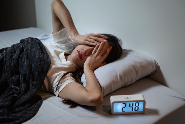不眠の女性