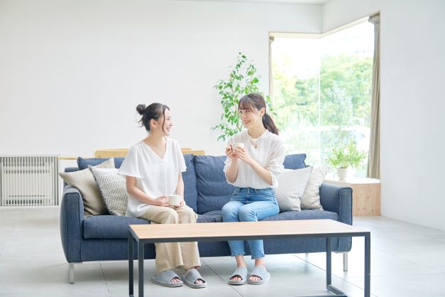友達とお茶