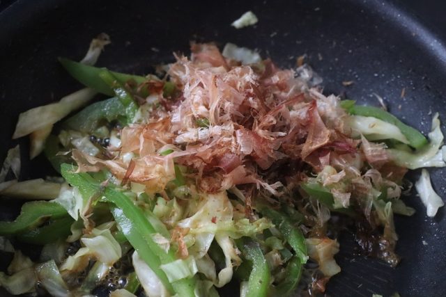 野菜のおかか炒め