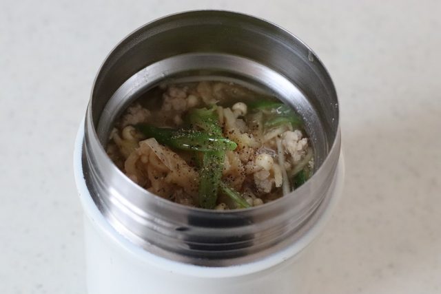 「切干大根とえのきのラーメン風」
