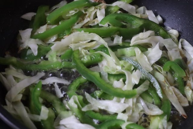 野菜のおかか炒め
