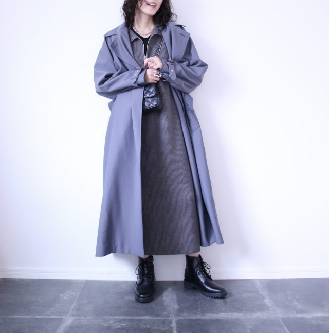 「トレンチコート」着回しコーデ