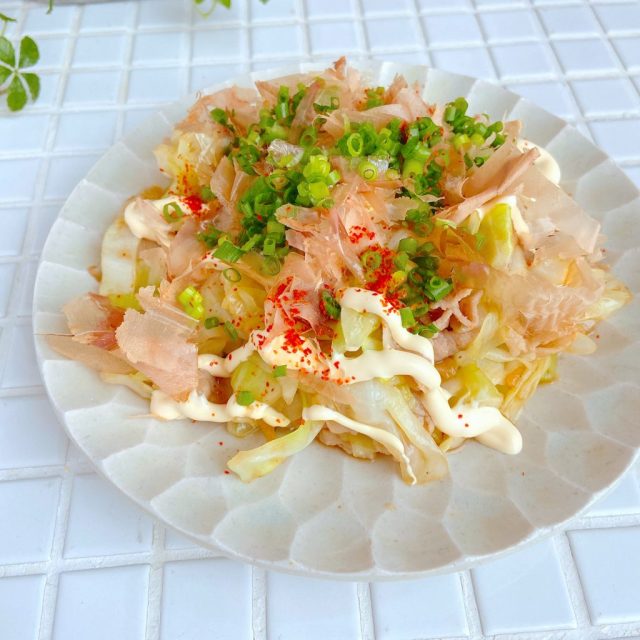豚バラキャベツのお好み炒め