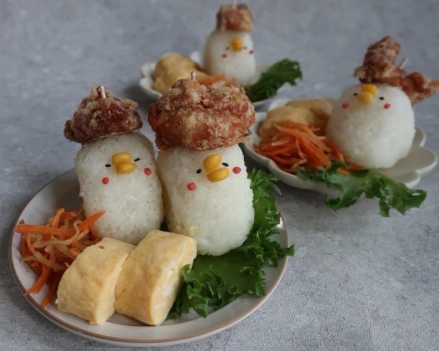 唐揚げぴよちゃんおにぎり