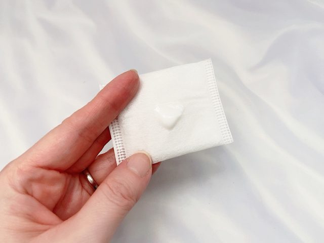 コットン+乳液