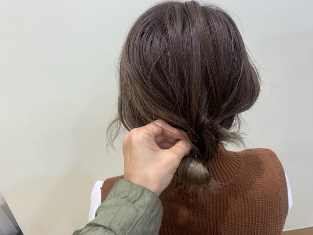 冬のまとめ髪４