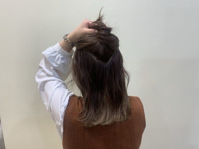 冬のまとめ髪１