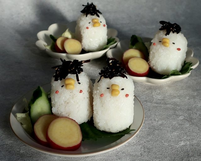昆布ぴよちゃんおにぎり