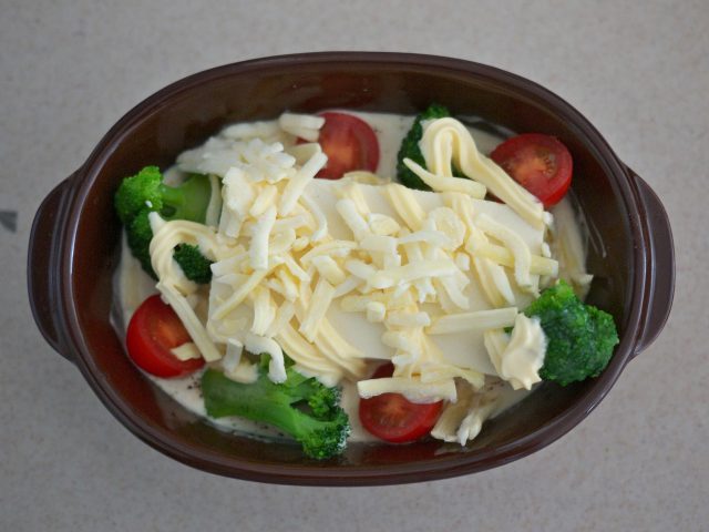 お豆腐マヨグラタン