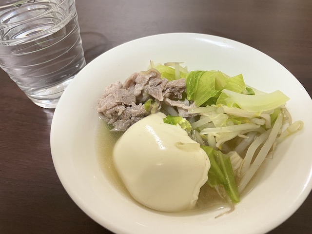 野菜と豆腐のスープ