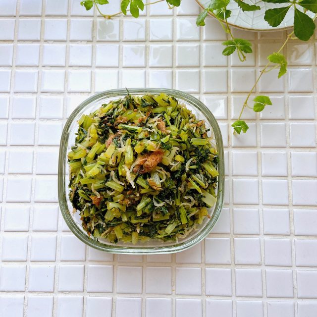 「水菜ふりかけ」の作り置き