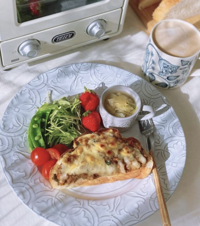 ドライカレートースト