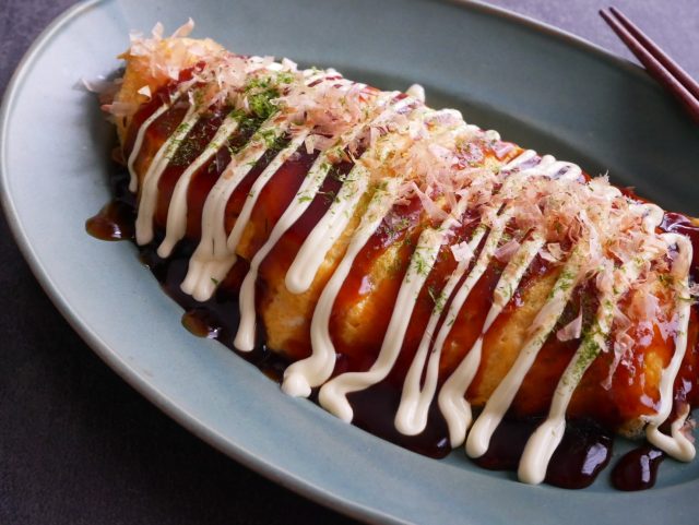 餅チーズとんぺい焼き