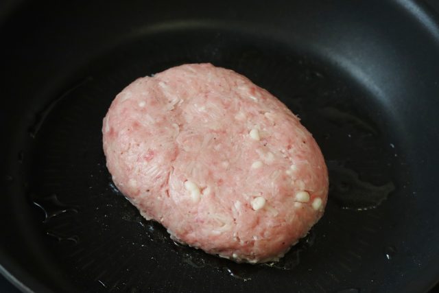 えのき入り照り焼きハンバーグ