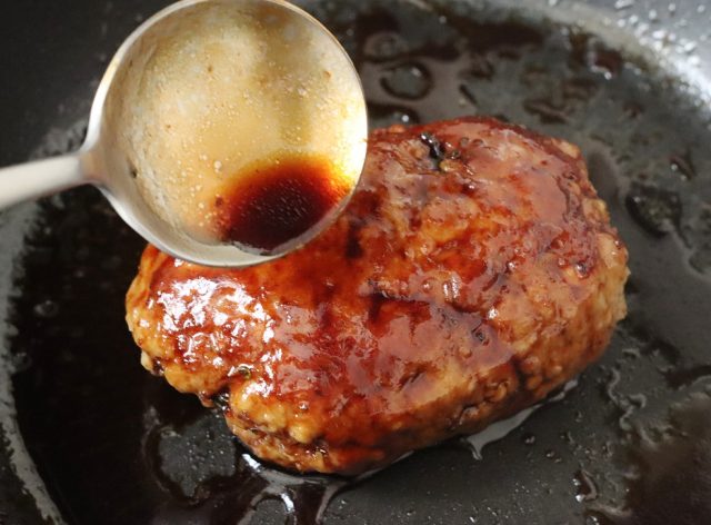 えのき入り照り焼きハンバーグ