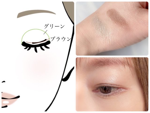 アイシャドウのつけ方