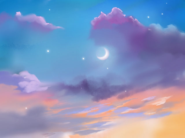 夕方