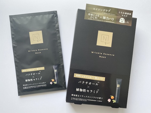 N organic Vie　リンクルパック エッセンス マスク(4枚入り) 