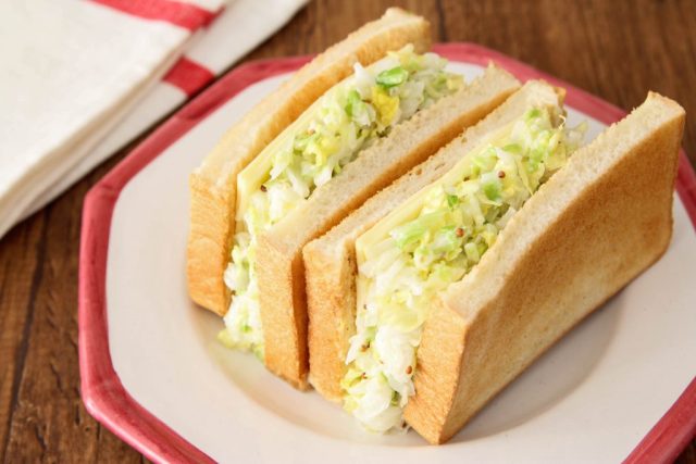 白菜マヨ&チーズサンドイッチ