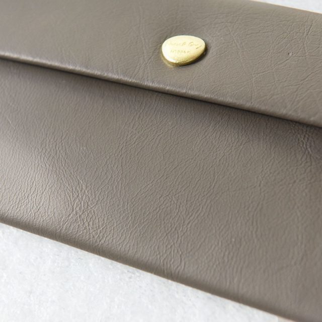 Neutral Gray 日本製 ホースレザー ハスキー スリムウォレット