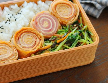 豆苗レンジ蒸し