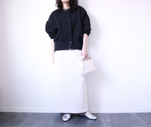 ZARA「シルバーのローファー」着回し
