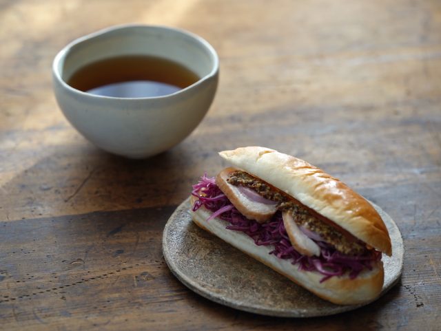 一保堂茶舗のいり番茶と朝ごはん