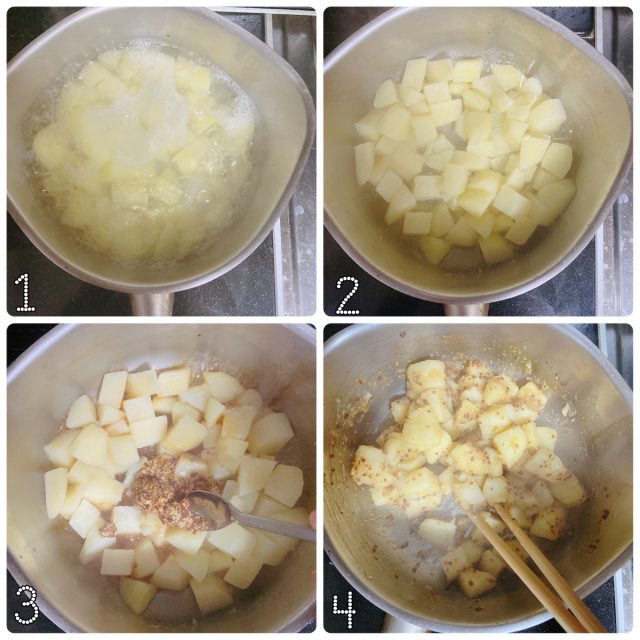ハニーマスタードポテトの作り方