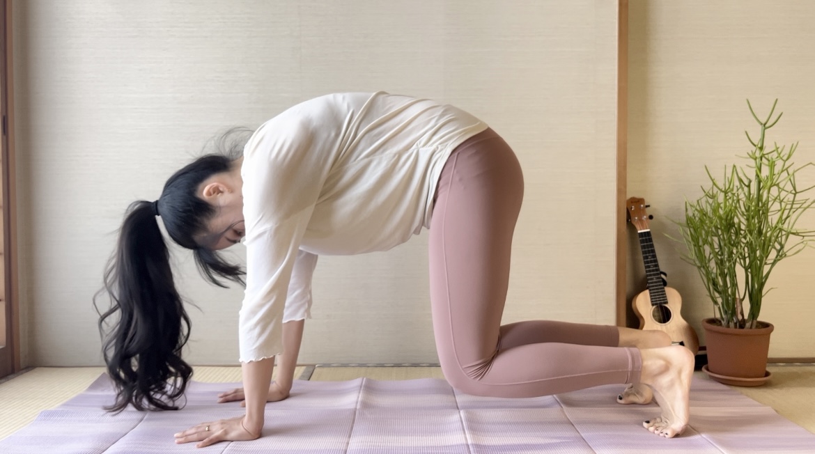 たった5回でOK！「全身痩せ」に効果的なピラティス「キャットストレッチ」
