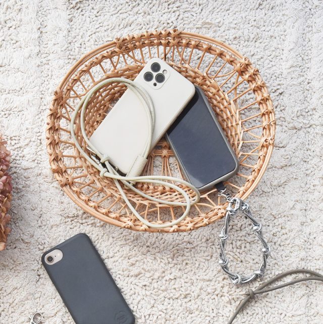 牛革 2way スマホストラップ（2本セット）