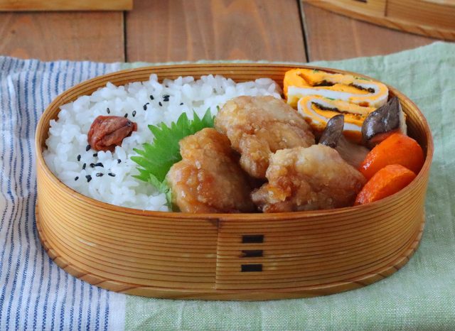 2品弁当の詰め方
