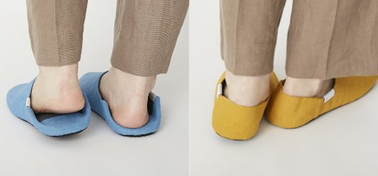 ABE HOME SHOES/麻のバブーシュ