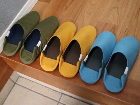 ABE HOME SHOES/麻のバブーシュ
