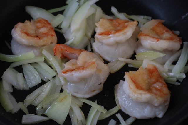 エビと玉ねぎ